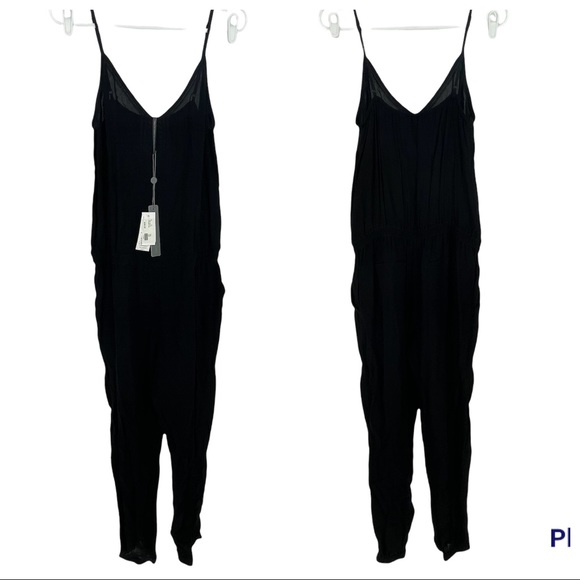 TWELFTH STREET BY CYNTHIA VINCENT NWT BLACK INDIAN JUMPSUIT IN BLACK MEDIUM - Picture 3 of 10